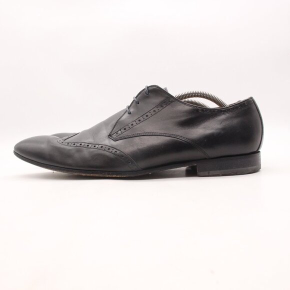 Paul Smith Brogue Men\'s Size EU 45 Wingtip Black Leather Oxford Dress Shoes main image 12